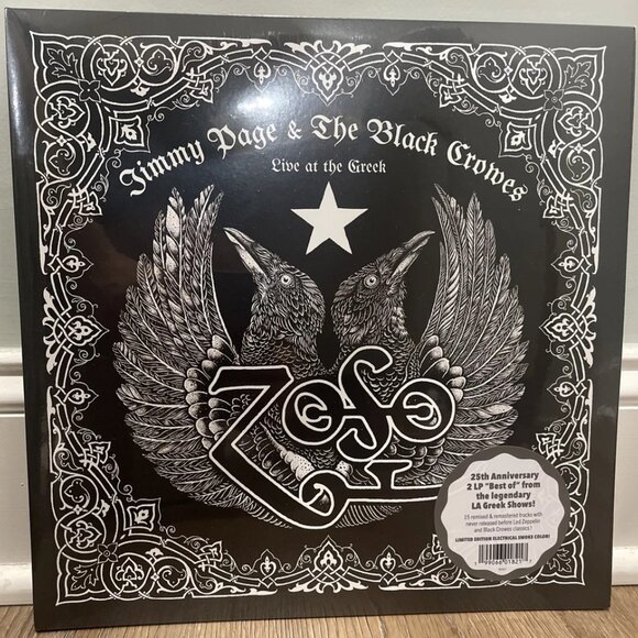 Jimmy Page & The Black Crowes Live At The Greek 2-LP ~ Exclusive Color/Ltd 1,000 - Picture 3 of 5